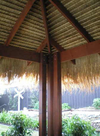 Balinese thatch detail