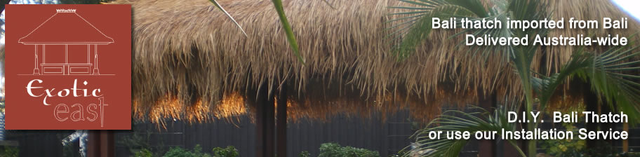 Bali thatch at wholesale prices direct from the manufacturer
