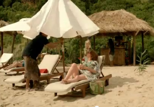 Our Bali thatch / Balinese thatching used on AAMI TV advertisement