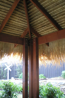 Bali thatch roofing