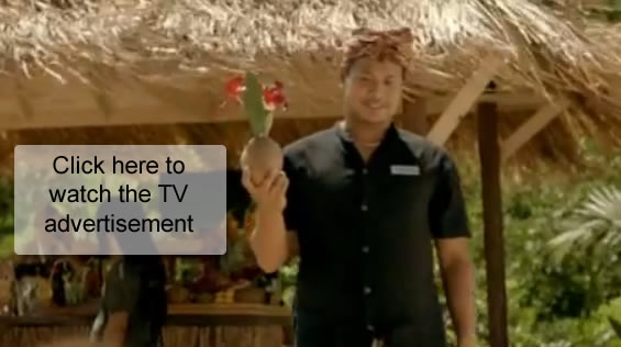 Bali thatch on AAMI's television advertisement